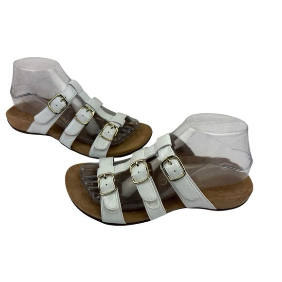 *Vionic Misa Comfort Sandal Womens Size 6W White Orthopedic Slide Summer Shoe - Picture 8 of 12